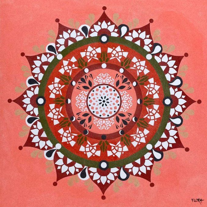 Mandala orange